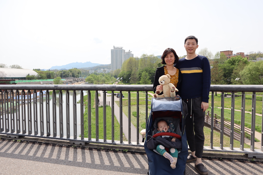 2019.04 양재천 산책하다가 영동1교 위에서